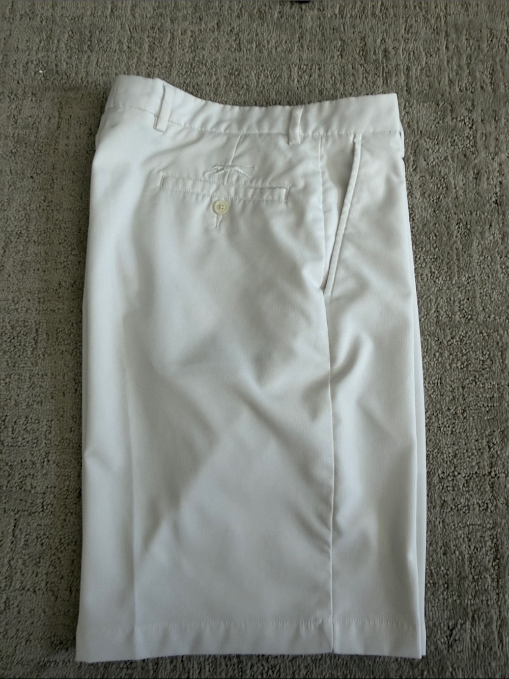 Slazenger Men's White Flat Front Golf Shorts | Size 36
